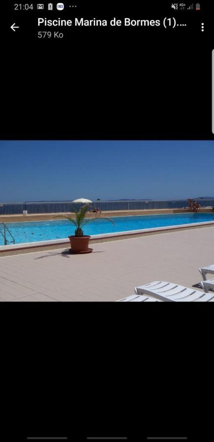 Face Mer Entre Plage Et Marina Bormes-les-Mimosas Extérieur photo